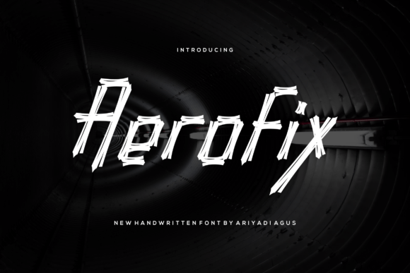 Aerofix: A Cool Display Font for Creative Impact