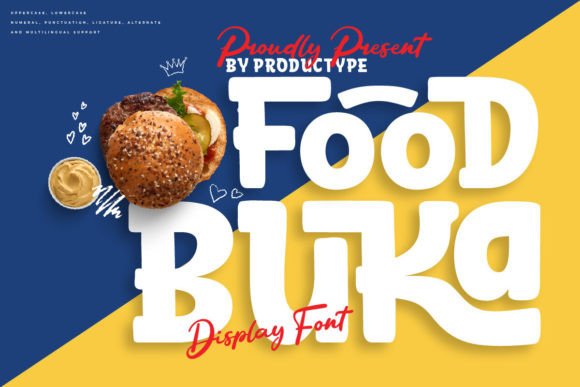 Food Buka: The Bold Typeface for Appetizing Branding