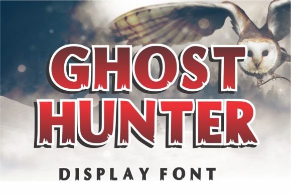 Ghost Hunter Font: A Cool Display Typeface for Modern Design