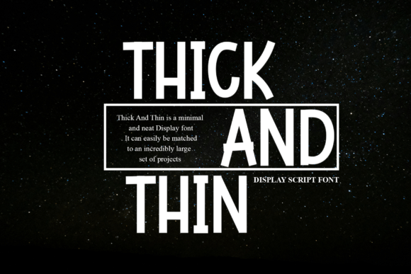 Mastering Visual Contrast with Thick and Thin Typography