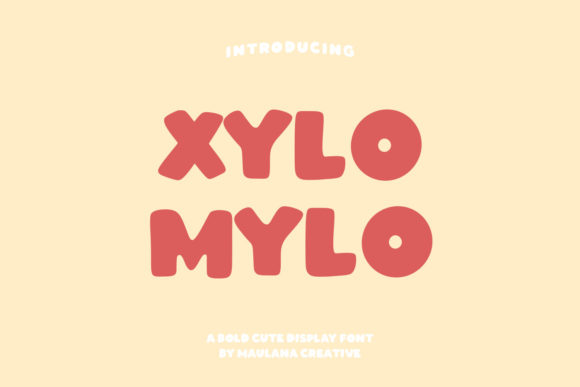 Xylomylo: A Playful Font for Bold Visuals