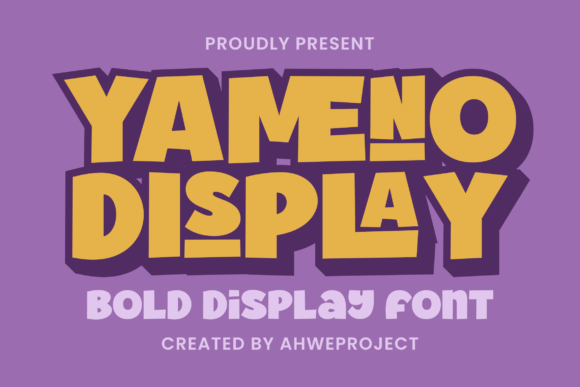 Yameno: The Bold Display Font for Impactful Design